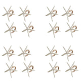 Napkin Rings Set of 16, Sea Star Napkin Ring for Starfish for Tables, Wedding, Birthday, Banquet, V1366-AZ2-W-15744
