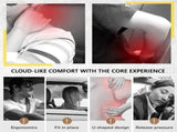 Car Seat Headrest Neck Rest Cushion, Car Seat Neck Pillow Pure Memory Foam Neck Pillow with V1192-AZ-W-10716