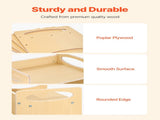 Montessori Weaning Table and Chair Set, Wooden Toddler Table and Chair Set for Aged 1-5, Adjustable V952-ETDNZY1513216DOMUV0