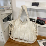 Unisex Bag Cross-Body Bag Shoulder Bag Tote Bag Large Capacity Bag Student Bag - Black - Size V1347-127-78254-BLK-38-15-32