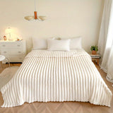 Flannel Sofa Blanket Office Blanket Living Room Throw Comfortable Blanket - Pink - Size L 150-200cm V1347-114-19922-PNK-L150-200CM