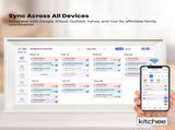 Kitchee Digital Calendar Smart Family Planner - 39.5cm Touchscreen Display White V238-SUPDZ-41416477802576