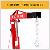 Engine Crane 2 Ton Hydraulic Hoist Folding Shop Mobile Lifter Workshop Lift V465-57716