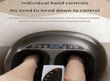 Luxury Automatic Foot Massager - Black Shiatsu Foot and Calf Massager with Adjustable Intensity, Air V888-ELOSUNG15023