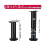 4Pcs Metal Adjustable Furniture Legs 4.72-7.08 Inch,Replacement Legs for Bed Sofa Cabinet Couch V1369-AZ3-W-11345
