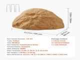 Faux Rock Cover, Outdoor Fake Rock Well Pump Cover, Realistic Natural Texture, Lightweight & V952-KXYSZBGZTYXZ9H2TC001V0