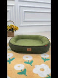 Pet Bed Dog Bed Cat Bed All-Season Washable Dog Bed Small Dog Bed Medium Dog - Green - Size V1347-DSZ-PET-BED-001-GRN-XL90-75-12