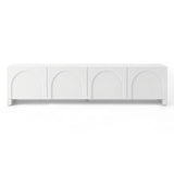 Artiss TV Unit Entertainment Unit Storage Cabinet Adjustable Shelf 180cm White FUR-Z-CT04-TV180-WH-AB