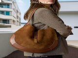 The Ultimate Versatile "Dumpling Bag" Spacious & Color-Blocked Design, Perfect for Commuting & V1385-DJB-WU-927-003