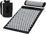 Black Massage Acupressure Mat Yoga Sit Lying Mats Pain Stress Soreness Relax AU NEW V201-QHGMMOREONE019