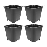 4 Pcs 8in Trapezoid Heavy Duty Bed Chair Risers Feet Leg Lift Furniture Extra Raisers Stand V1294-YM0901-3114230085611