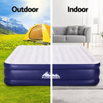 Weisshorn Air Mattress King Inflatable Bed Air bed 51cm AMAT-PIP01-51-K-WHDBL