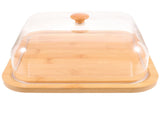 SWETRACE Bamboo Cake Serving Set Food Cover With Elegant Design For Set 10.2X10.2X5.1In V1189-LWWAL-20260327-03562