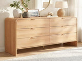 Artiss 6 Chest of Drawers Dresser Cabinet Pine FUR-Z-CDR-05-6D-WD-AB