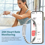 No-Screen Smart Watch Silver V728-OBA1005008729496307