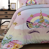 Unicorn Eyes Ophelia Atelier Quilt / Doona / Duvet Cover set V745-AQ042329D3