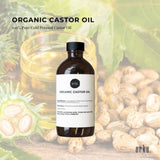 100ml Organic Castor Oil - Hexane Free Cold Pressed Anti Oxidant Skin Hair Care V238-SUPDZ-40037330026576