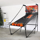 Basketball Arcade Game Electronic Scorer 8 Games Double Shoot Black GAME-BAS-210-BK