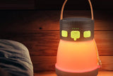 Solar Camping Lantern Rechargeable Outdoor LED Light with RGB Mood Lighting V1308-DSZKI-40