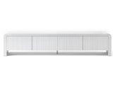 Artiss TV Unit Entertainment Unit Storage Cabinet 180cm White FUR-Z-CT03-TV180-WH-AB
