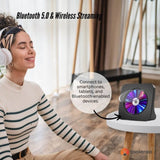 Tooleroo USB Rechargeable Desktop CD Player Speaker Bluetooth Portable Black V238-SUPDZ-41319004274768