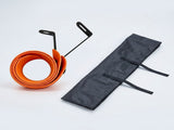 Universal Bicycle Rain Protection Kit - Rollable Orange TPE Mudguards & Black Waterproof Handlebar V888-ELOSUNG56549