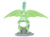 Resin Flying Dragon Statue Holding Ball Dragon Sculpture Decoration for Bedroom Study Room Garden V1294-YM0715-3115210270411