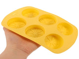 HOOWIFFY Silicone Baking Mold Lemon Slice Shaped for Soap Making Yellow 3Pcs V1189-WXFWAL-20260326-02271