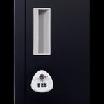 12-Door Locker for Office Gym Shed School Home Storage - 3-Digit Combination Lock V63-839111