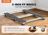Furniture Dolly, 454kg Each Load Capacity, 2 Packs, 457.2x762mm, 8x76mm PP Swivel Casters, Heavy V952-WGC1830INCHMZV40OV0