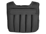 CORTEX 20kg Adjustable Weight Vest with 1kg Increments in Black V572-CSAC-WVEST-20