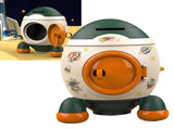 Cartoon Style Space Rocket Piggy Bank Money Bank Money Saving Jar Boys Girls Gift Morandi Green V1294-YM0703-3117230042012