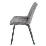 Sloane Fabric Dining Chairs - Grey V411-HMT-SLOANE-GREY