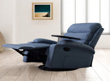 Levede Massage Chair Recliner Chairs Blue OF1025-F-BL