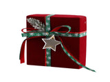 Red Velvet New Year's Gift Box Christmas Eve Apple Decoration V1294-YM0703-230821SM07-18