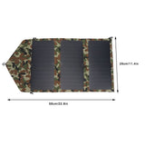 21W 5V Dual USB Port Portable Flexible Folding Waterproof Solar Panel for Mobile Phone Charging V1294-YM0901-3119200009711
