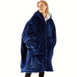 Wearable Zipper Blanket Super Soft Flannel Warmth V728-LP601099533072692