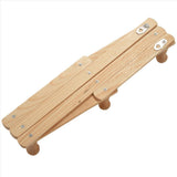 Wall Hanger 10 Hooks Pack of 4 Natural Wood Wall Mounted Expandable Peg Coat Rack Hanger 4 Pack V1366-AZ2-W-21789