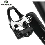 Self Lock Clip In Bike Pedals LOOK KEO Cleat MTB Road 700C Hybrid BMX - Rockbros Black V382-LOOKKEOPEDALSCLIPIN