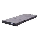 GOMINIMO 3 Fold Folding Mattress Single Light Grey V227-3720101007080