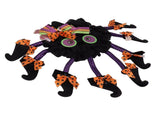 Halloween Wreath Scary Interesting Multi Legged Spider Halloween Garland Decoration for Door Wall V1294-YM0901-3115230075611