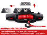 X-BULL 12V Electric Winch 14500LBS synthetic rope with 2 Pairs Recovery Tracks Gen2.0 Black V211-AUEB-AXEW016ST002-2