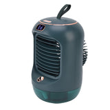 Mini Air Conditioner Humidifier Aromather 3 Gears 5 Blades USB Charging Night Light Water Cooling V1294-YM0523-3113220038613