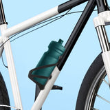Carbon Fiber Bike Water Bottle Holder - Durable, Noise-Reducing, Black V1366-AZ2-W-21604