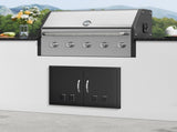 BBQ Access,762 x533 mm Double Outdoor Kitchen, Cold Plate Flush Mount, Wall Vertical V952-SMMBSCJMHS30RL2L0V0