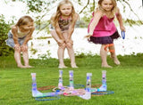 LED Ring Toss Game Set, Outdoor Indoor Yard Game for Adults & Kids with Light-Up Targets, Compact V1107-LED RING TOSS GAME SET