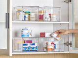 Transparent Acrylic Storage Cabinet Drawer High Space Saving Holder for Daily Goods Baby Bottles V1366-AZ2-W-16701