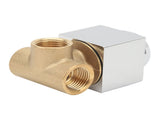 Shower Handle Valve Copper Square Wall Mount Shower Rough In Mixing Valve Faucet Trim Kit for V1294-YM0901-3112230055111