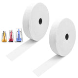 2 Rolls Needle Punched Cotton Batting Roll 2-1/4Inch Wide Braided Rug Batting Strips 76yd/Roll For V1192-AZ-W-23507
