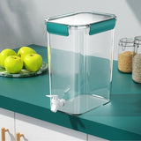 Cold Water Kettle Large Capacity Thicken Faucet Sealed Drink Storage Pot for Kitchen Green-4.5L V1294-YM0716-3118220167111